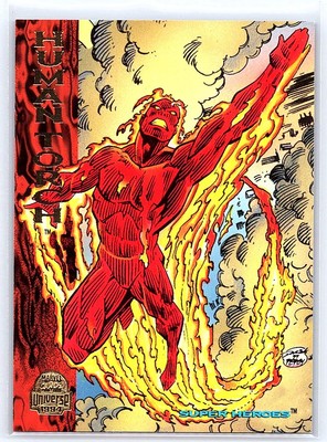 Human Torch 1994 Fleer Marvel Universe 191