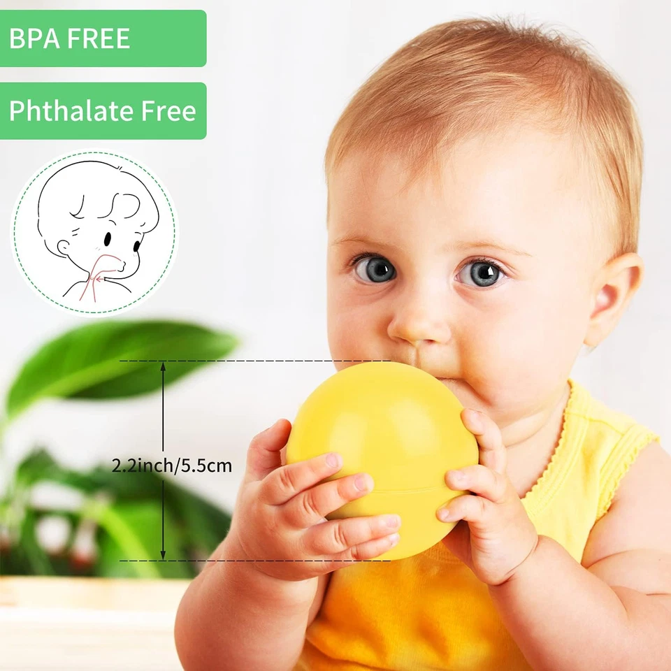 Ball Pit Balls Phthalate Free BPA Free Crush Proof Plastic - 7 Bright Colors in - Image 3 of 4
