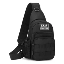 Outdoor Tactical Sling Bag Military Molle Crossbody Pack Chest Shoulder Backpack