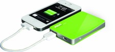Green 4000 mAh Portable External Back Up Battery USB Charger Powerbank