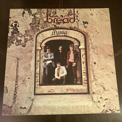 BREAD Manna Vinyl LP 1st Press 1971 Elektra EKS-74086 Die Cut Cover Lyrics MINT