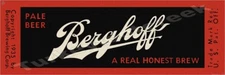 Berghoff Pale Beer 6" x 18" Metal Sign
