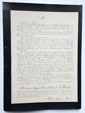 WECK Roemy Guiseuil FAIRE PART Buman Landerset ROBERVAL Broissia Laborde 1891