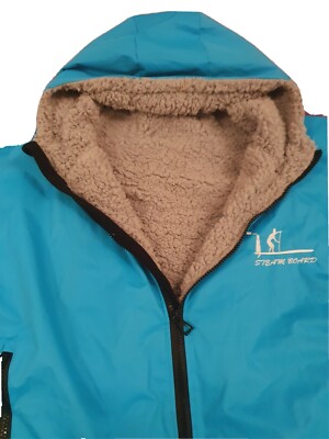 Winter Sale STEAMBOARD wasserdicht trocken winddicht trocknend Wickel Morgenmantel Gr. L 