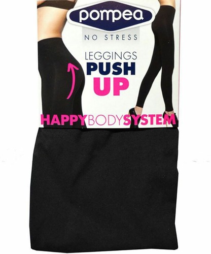 Pantacollant Leggings donna Pompea modellante e contenitiva Push Up art Leggpush - Picture 2 of 4