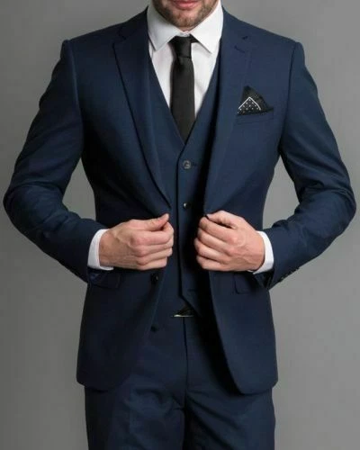 Discover 138+ navy blue wedding suit