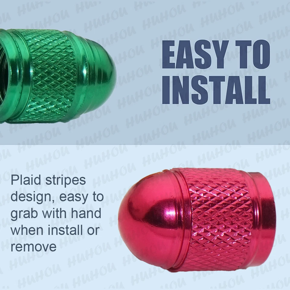 4pcs Bullet Car Wheels Tire Valve Stem Air Caps Dust Proof Cover Gift Decorate - Image 4 of 4