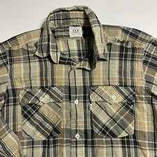 VTG Levi Strauss Shirt 1980 Olympics Mens M Multicolor Button Up LS FLAW