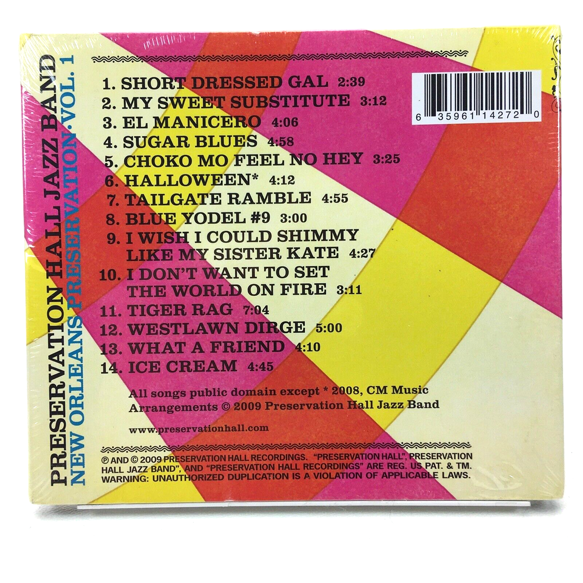 Preservation Hall Jazz Band – New Orleans Preservation Vol. 1 CD 