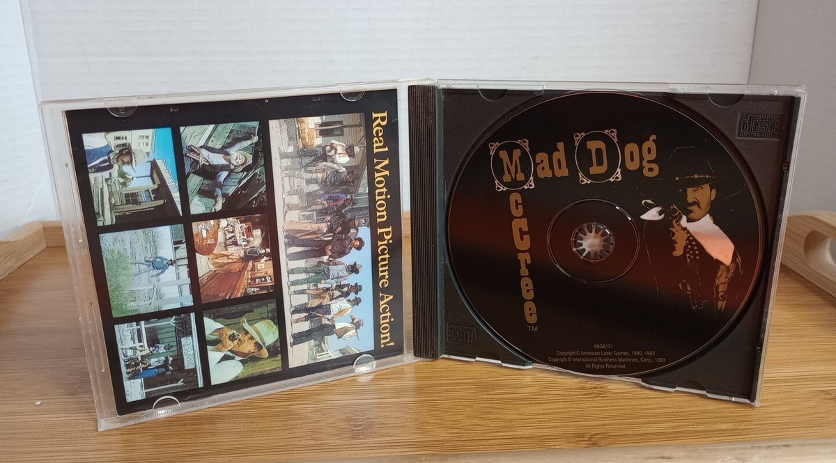 Mad Dog McCree Shooting Game American Laser Games 1990 - 1993 DOS
