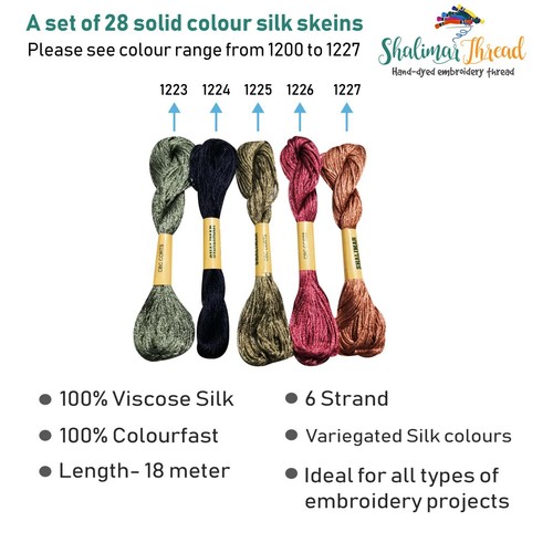 Viscose Silk Embroidery Thread and DIY Crafting Thread - Picture 6 of 38