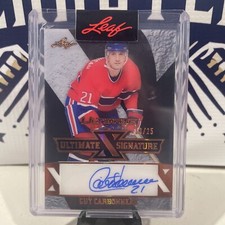 2023 Leaf Ultimate Hockey - Guy Carbonneau - Ultimate Signatures Auto 