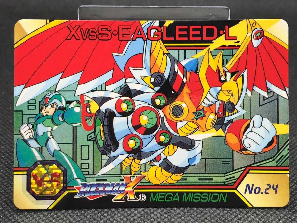 MEGA MAN X MEGA MISSION CARD DASS TCG CAPCOM BANDAI 1995 JAPAN