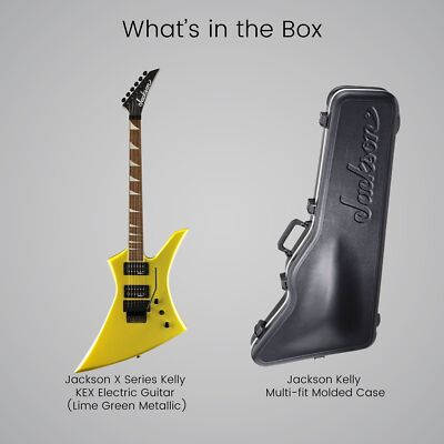 Jackson X Series Kelly KEX Electric Guitar (Lime Green Metallic