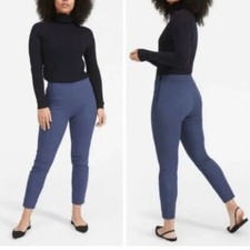 Size 16 Everlane Bi-Stretch Side Zip Dress Pants in Blue