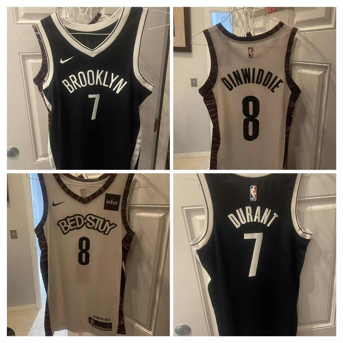Nike NBA Swingman Brooklyn Nets City Edition Jersey - Black for sale online