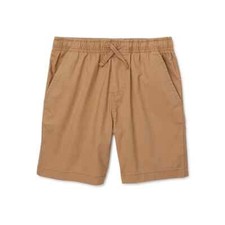Wonder Nation Boys Pull On Shorts Khaki Size 10-12 Beige