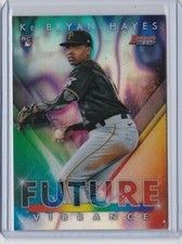 2021 Bowman's Best Ke'BRYAN HAYES Pirates FUTURE VIBRANCE LAVA REFRACTOR  #d /50