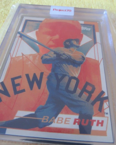 2021 Topps Project 70 BABE RUTH by MATT TAYLOR ARTIST PROOF #'d 13/51 MYOSITIS