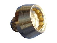 ✅ Zierstopfen 6mm Innen 12 kant Edelstahl VA GOLD Zierschraube für Alufelgen RH