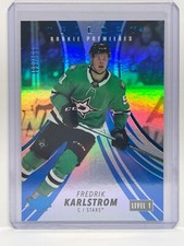 2022-23 Fredrik Karlstrom Trilogy Rookie Premieres Blue /199