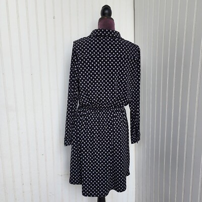 nicole miller polka dot silk dress Nicole Miller Dresses | Nicole Miller Satin Midi Dress | Color: Black/Tan | Size: M