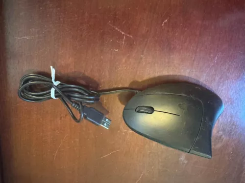 Anker Ergonomic Optical USB Wired Vertical Mouse 1000/1600 DPI, 5 Buttons