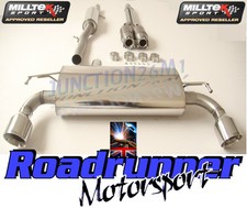 Milltek Golf R32 MK4 Auspuff Sport Kat & Ab-Kat Resonanzanlage GT100 Heck 