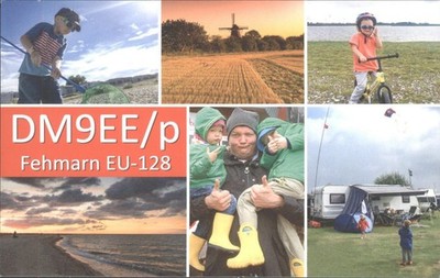 Amateurfunk QSL/QSO DM9EE/P G3YEU Fehmarn IOTA EU-128 Deutschland 2016 KW 20m
