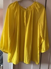 Womens Yellow Blouse Size XL