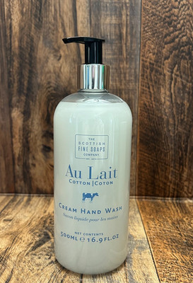 The Scottish Fine Soaps Co AU LAIT  COTTON Cream Hand Wash (16.9 fl oz)
