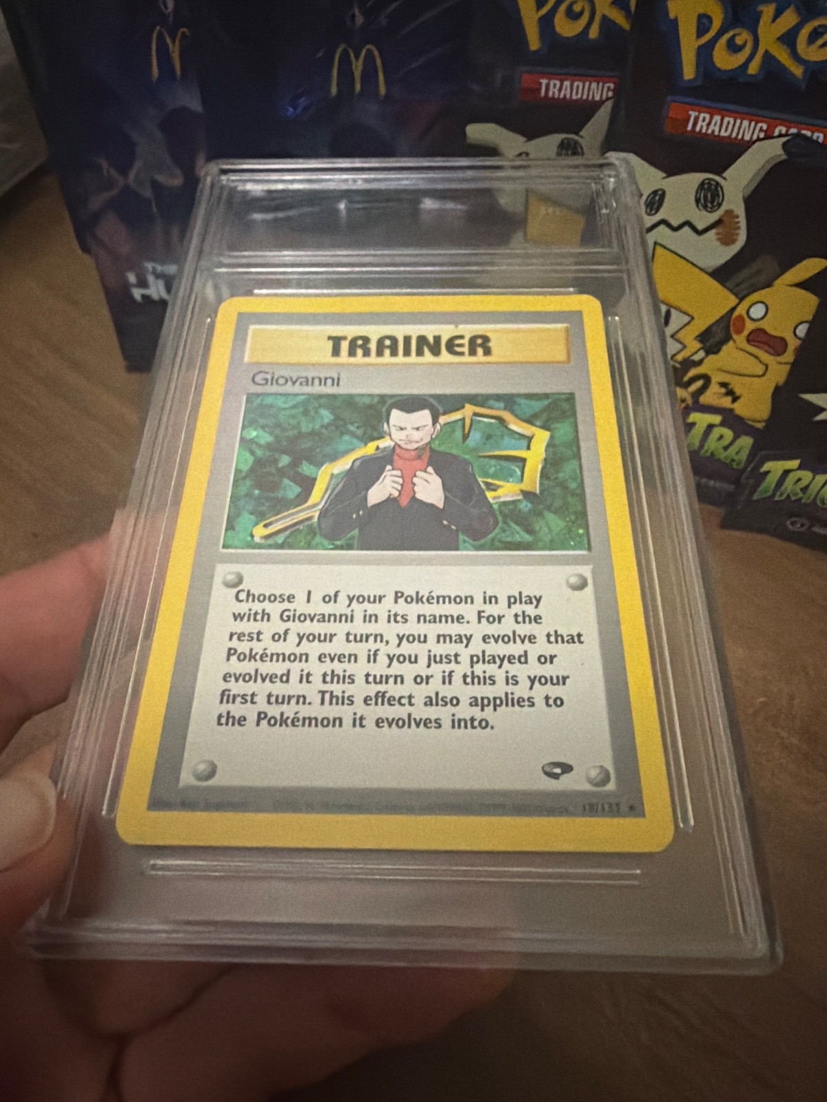 2000 POKEMON GYM CHALLENGE 18 GIOVANNI-HOLO