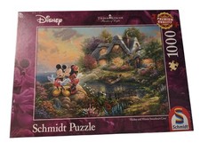 Thomas Kinkade Mickey and Minney Sweetheart Cove Puzzle 1000 Teile | Schmidt ✅