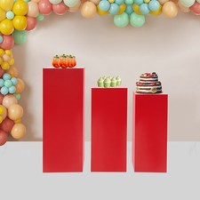 3PCS Iron Display Pedestal Stand, Display Pillars for Birthday Party Wedding NEW