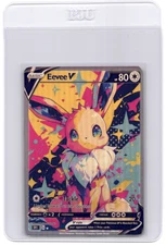 HandMade Per Order PokeTeamLegends Pokemon Card Holo PTL195 Eevee