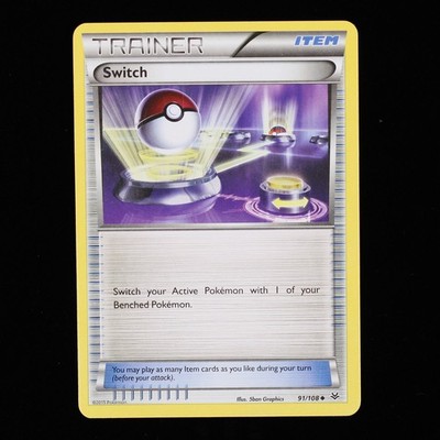 Pokémon TCG Switch 91/108 XY Roaring Skies Uncommon Non Holo Card 2015 NM