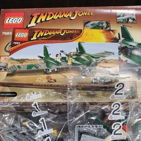LEGO Indiana Jones 7683 Fight on the Flying Wing Box Opened Inner Bags Sealed