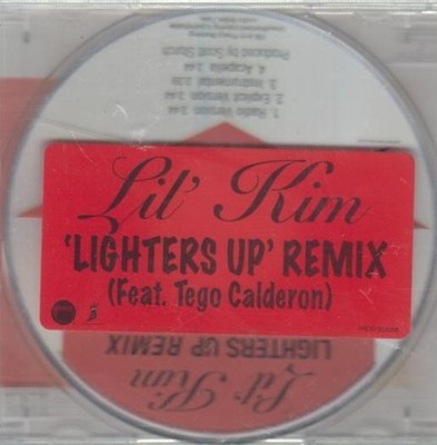 Lil' Kim: Lighters Up Remix 4-Track PROMO w/ Hype Sticker MUSIC AUDIO CD hip hop