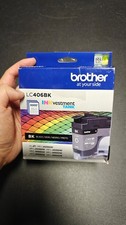 Open Box Genuine Brother LC406 Black Ink Toner Cartridge - Exp 12/2028