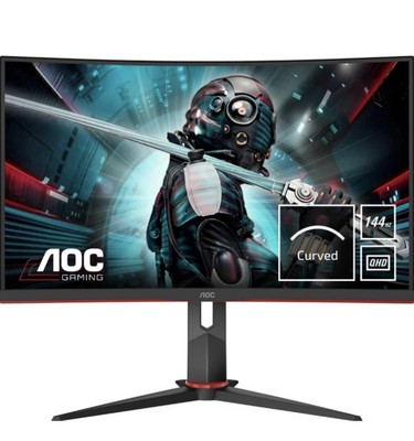 AOC Gaming CQ27G2U   27  QHD Curved Monitor | 144 Hz | 1 ms | FreeSync Premium