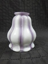 Art Déco Glas Lampenschirm Opalglas Weiß Li...