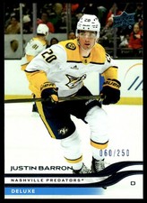2025-26 Upper Deck Deluxe Justin Barron /250 #349