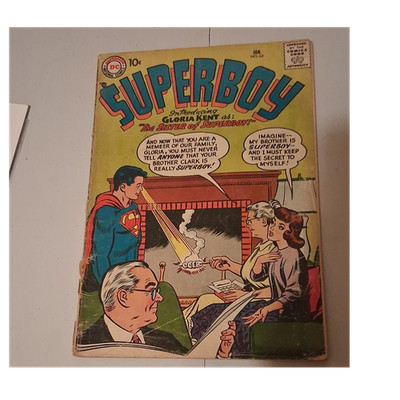 DC Comics Superboy #62 The Sister of Superboy Silver Age Superhero Comic Book