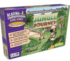 TCR 7830 Jungle Journey Grades 4-5 Reading Comprehension Game Series NEW 