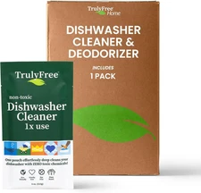 Natural Dishwasher Cleaner - Dish Washer Machine Descaler, Fights Grease & Limes