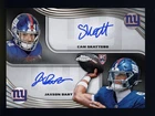 2025 Topps Chrome /10 Jaxson Dart Cam Skattebo Dual Auto DIGITAL NFL Collect 🔥