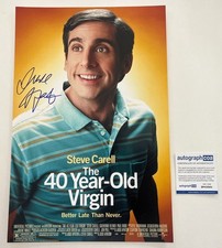 JUDD APATOW SIGNED THE 40 YEAR OLD VIRGIN 12x18 PHOTO w/PROOF & AUTOGRAPH COA
