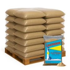 US Silica 63 Pack Lighthouse Comfortable Play Sand for Sand Tables, Beige, 50 Lb