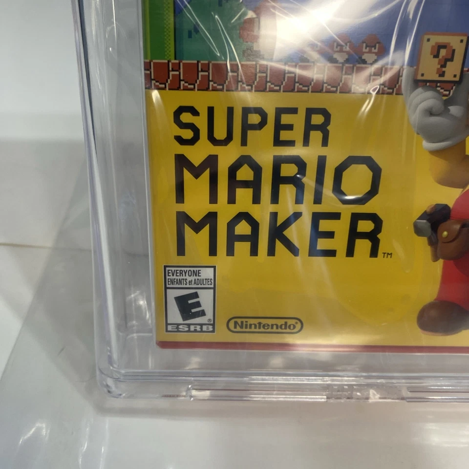 GEM 9.8 A++ SEALED Super Mario Maker Box IDEA BOOK Nintendo NEW Wii U PSA WATA - Image 4 of 4