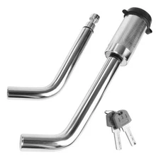 MAXXHAUL 50058 Hitch Receiver Lock with 5/8" and 1/2" Pins for 1-1/4", 2" and 